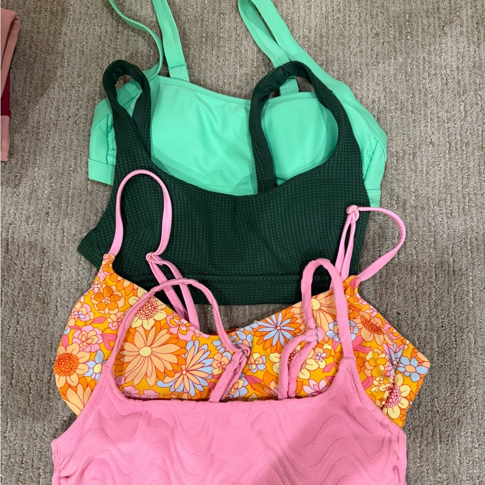 Aerie, Target and SHEIN bikini tops. Small and XS.